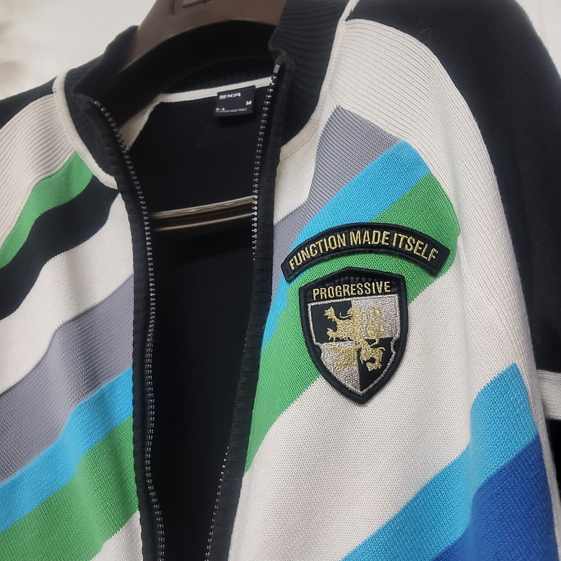 Exr 멋있는 니트 집업자켓 남자 95 상품이미지2