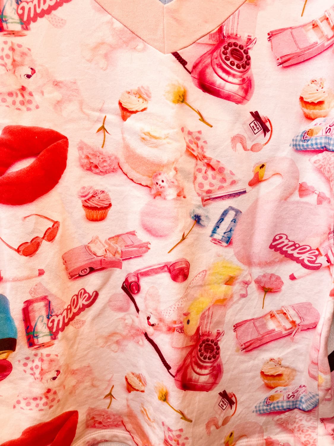 2000‘s milk 맨투맨 원피스 상품이미지3