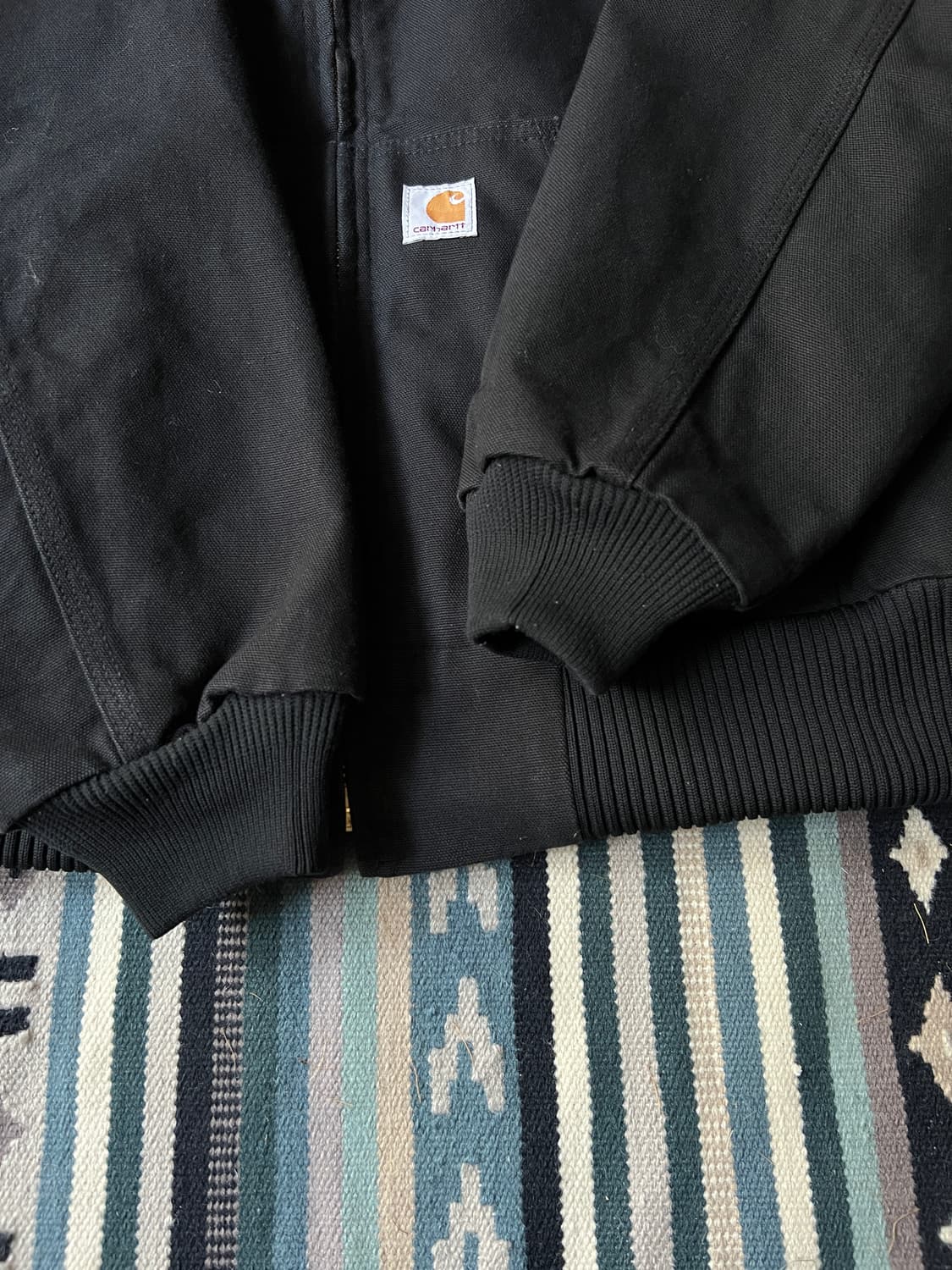 [M]칼하트 Made in USA 블랙 액티브 워크자켓 상품이미지6