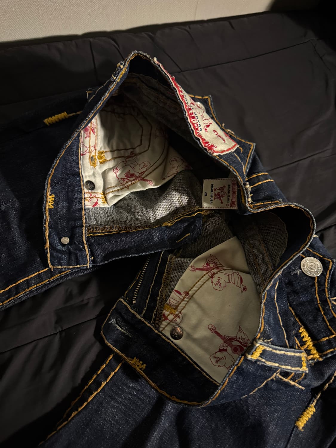 트루릴리전 조이 수퍼 티 부츠컷 데님 팬츠 상품이미지6