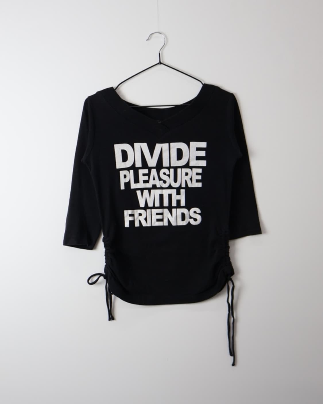 Jpn Y2k Black Lettering Graphic Tee 상품이미지5