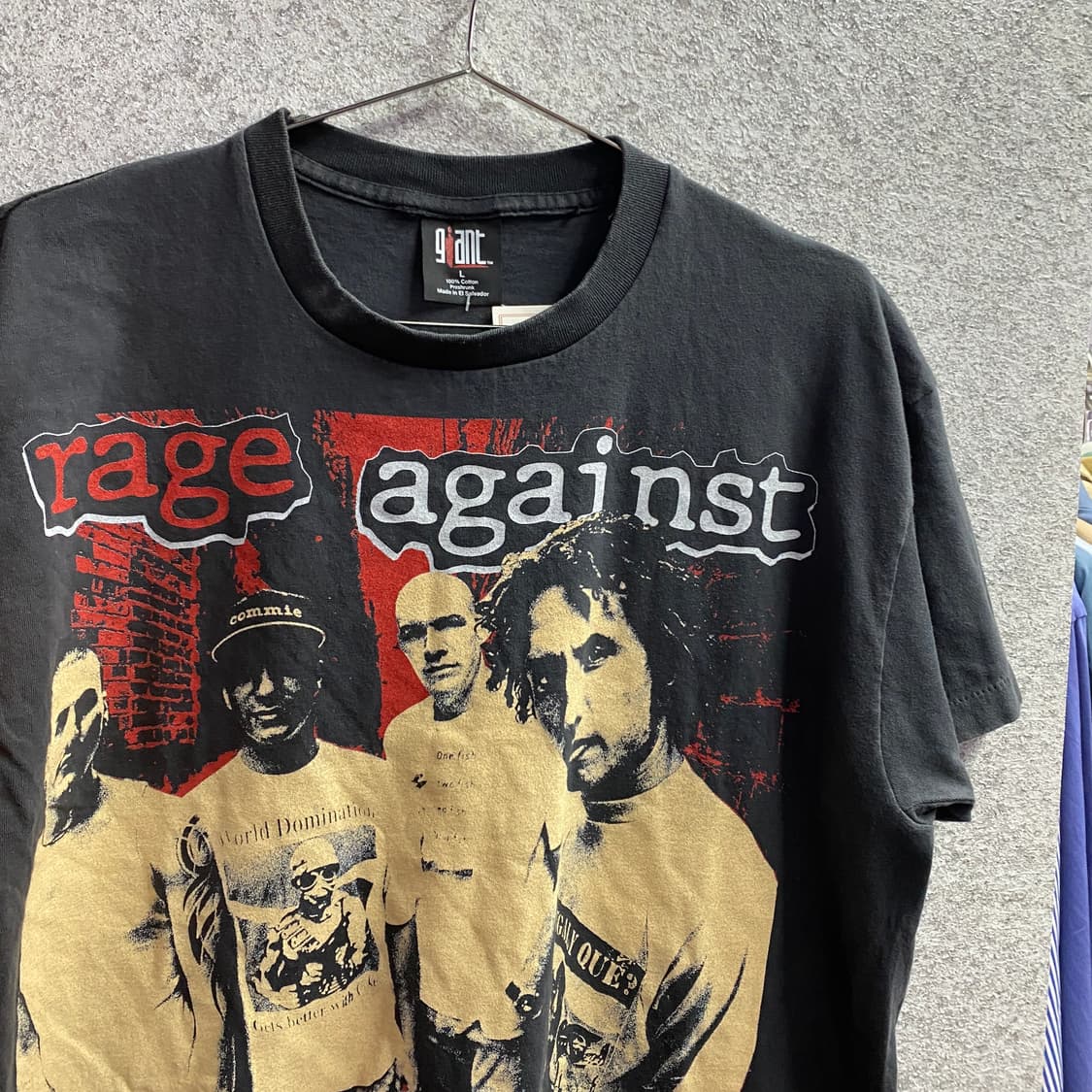 빈티지 Rage Against the Machine 그래픽 반팔티 B50 상품이미지3