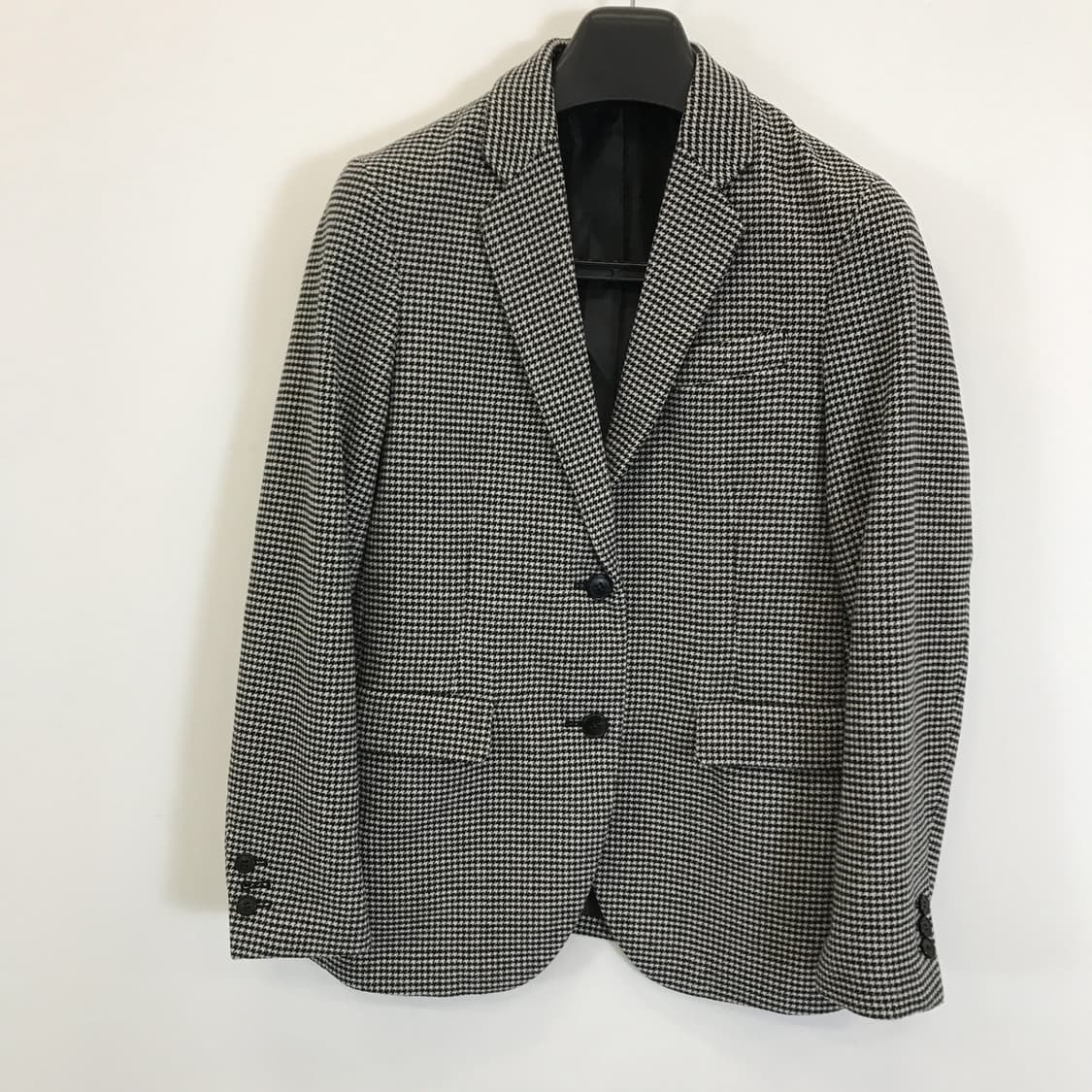 유니클로 하운드투스 체크 울혼방자켓 [여성M] 상품이미지1