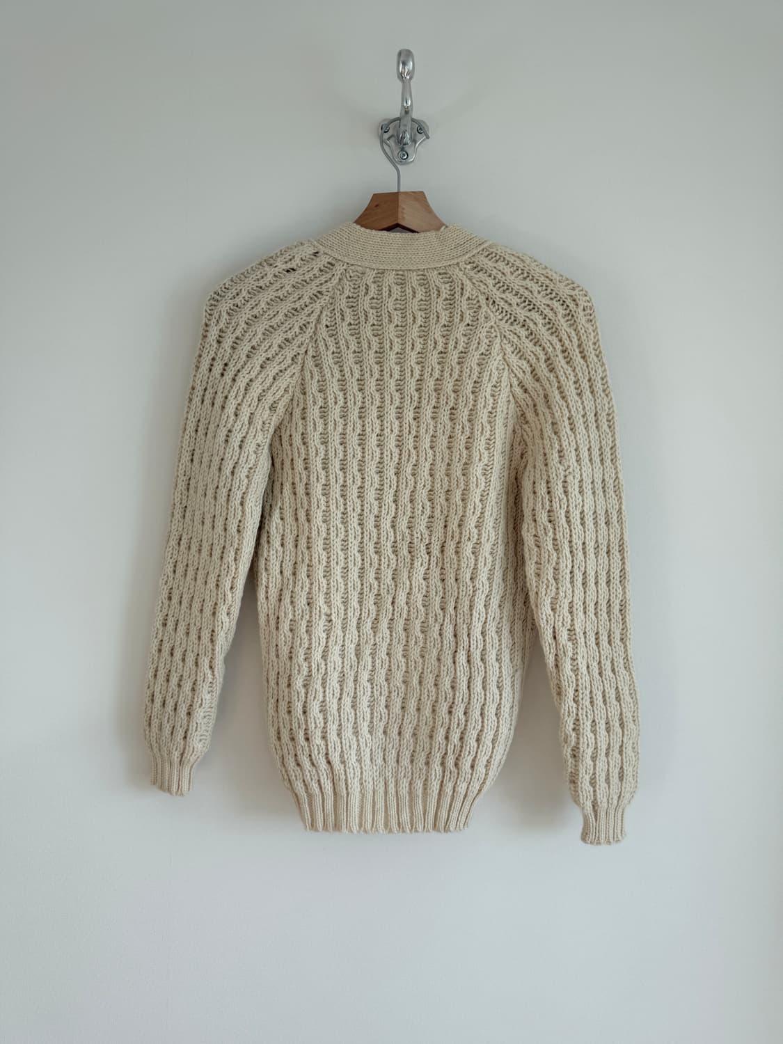 MADE IN IRELAND 헤비울 가디건(울마크) 상품이미지5