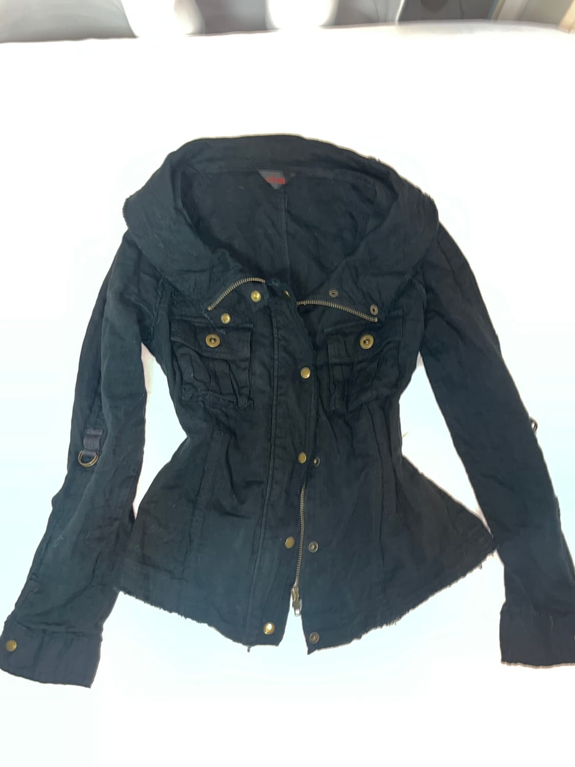 빈티지 펑크 블랙 자켓 펑투케 y2k clum 고스 미사깔 아케호무 상품이미지1