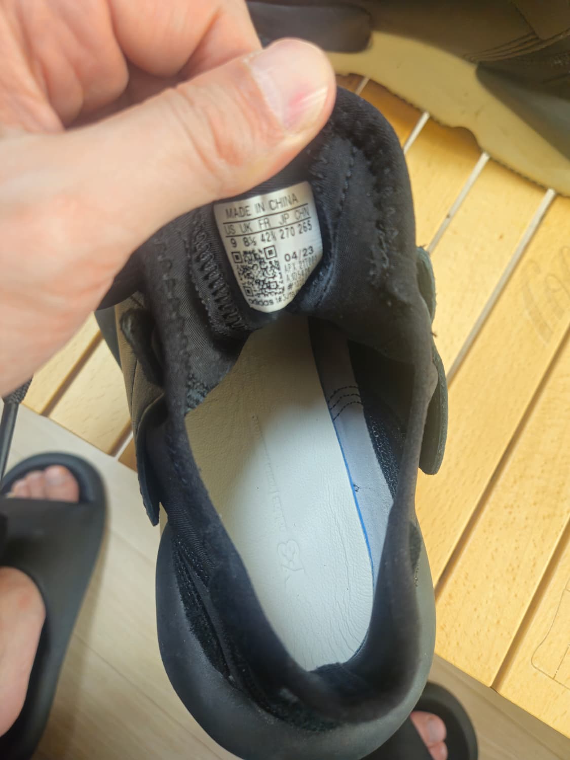 Y3 Black 스니커즈 270mm 상품이미지9