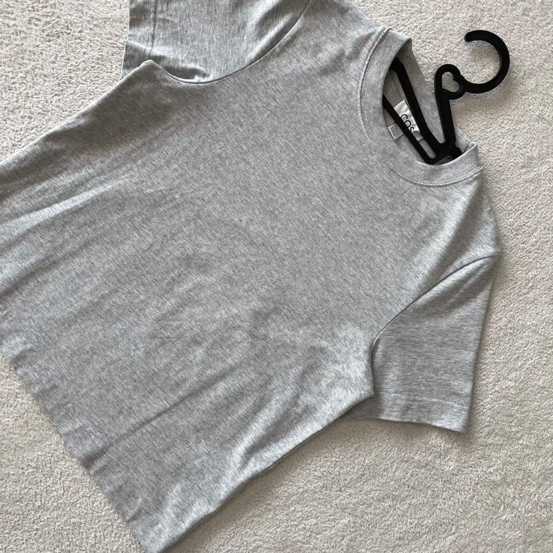 [S] COS 코스 여성 그레이 반팔티  상품이미지3