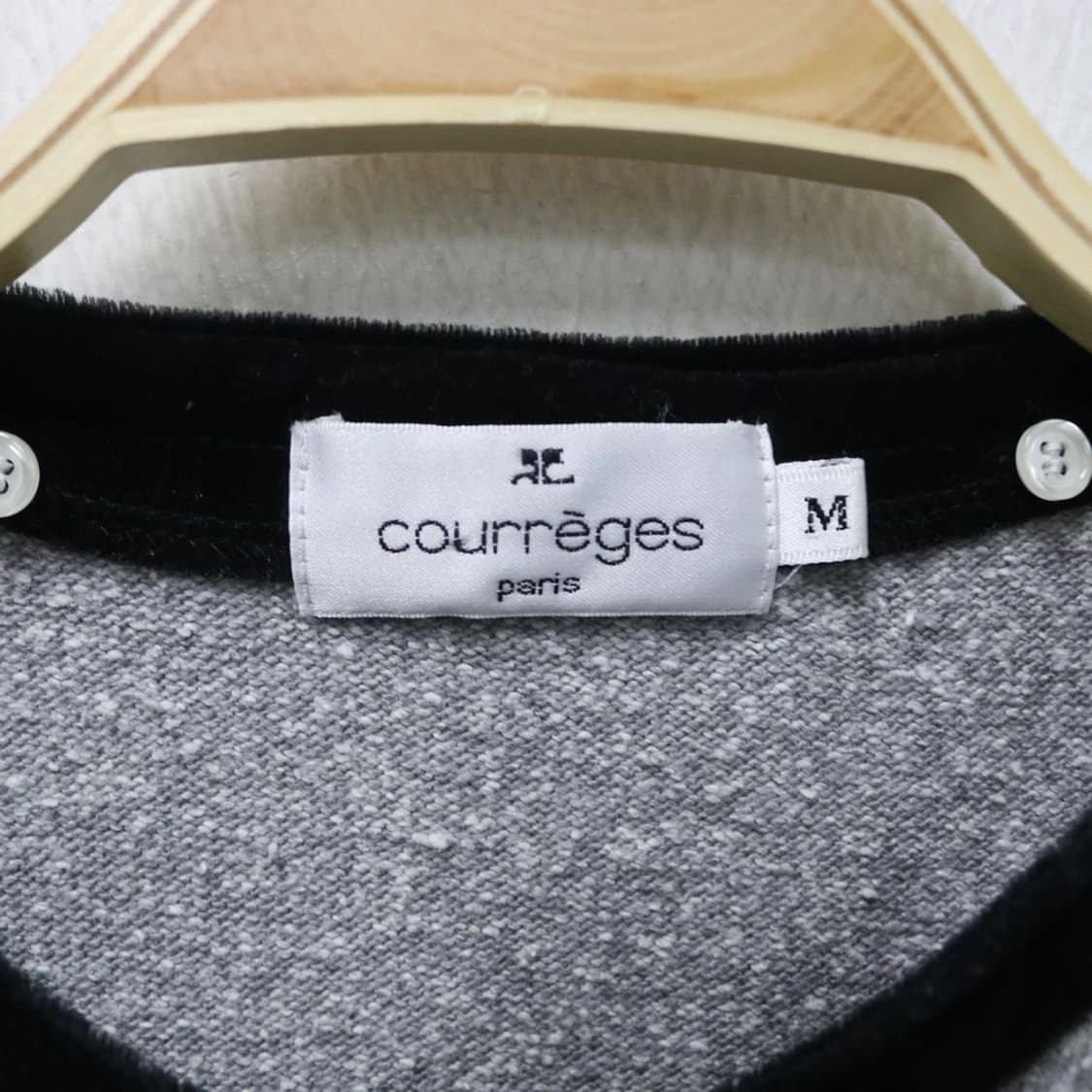 꾸레쥬 배색 니트 가디건 62140 상품이미지9