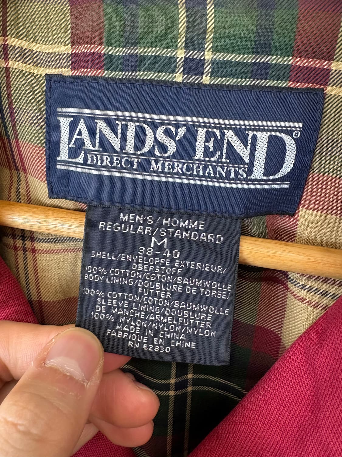 랜드엔즈 90s 빈티지 코듀로이 카라 헌팅자켓 상품이미지7