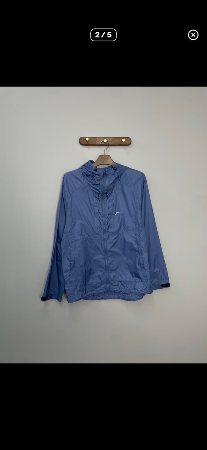 케일 립스탑 나일론 블루 바람막이자켓 A3674 상품이미지2