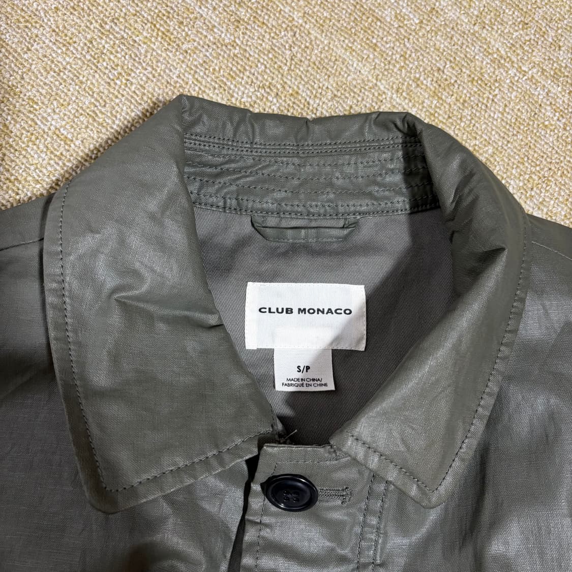 클럽모나코 카키색 워크웨어 야상 자켓(S) 상품이미지4