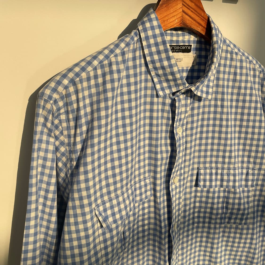 프링글 오브 스코틀랜드 깅엄 체크 셔츠 상품이미지2