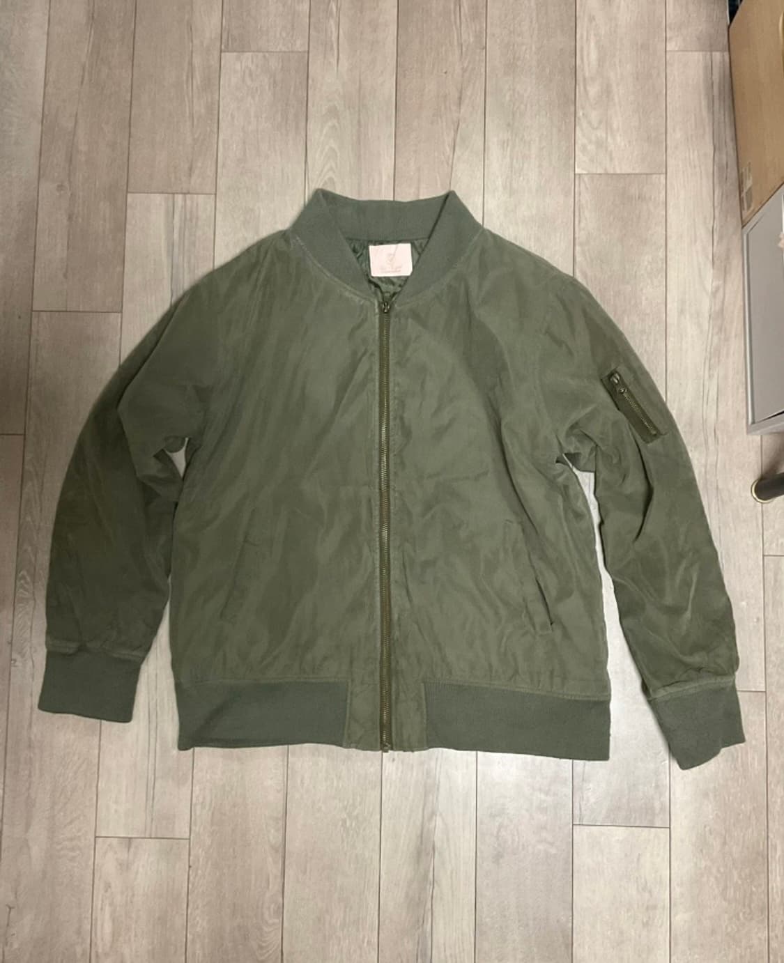 차일드매거진 카키 자켓 항공점퍼 상품이미지1