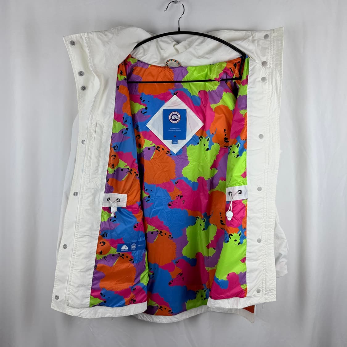 (새상품 L) 캐나다구스 X Paola Pivi 우먼스 민덴 재킷 화이트 상품이미지7