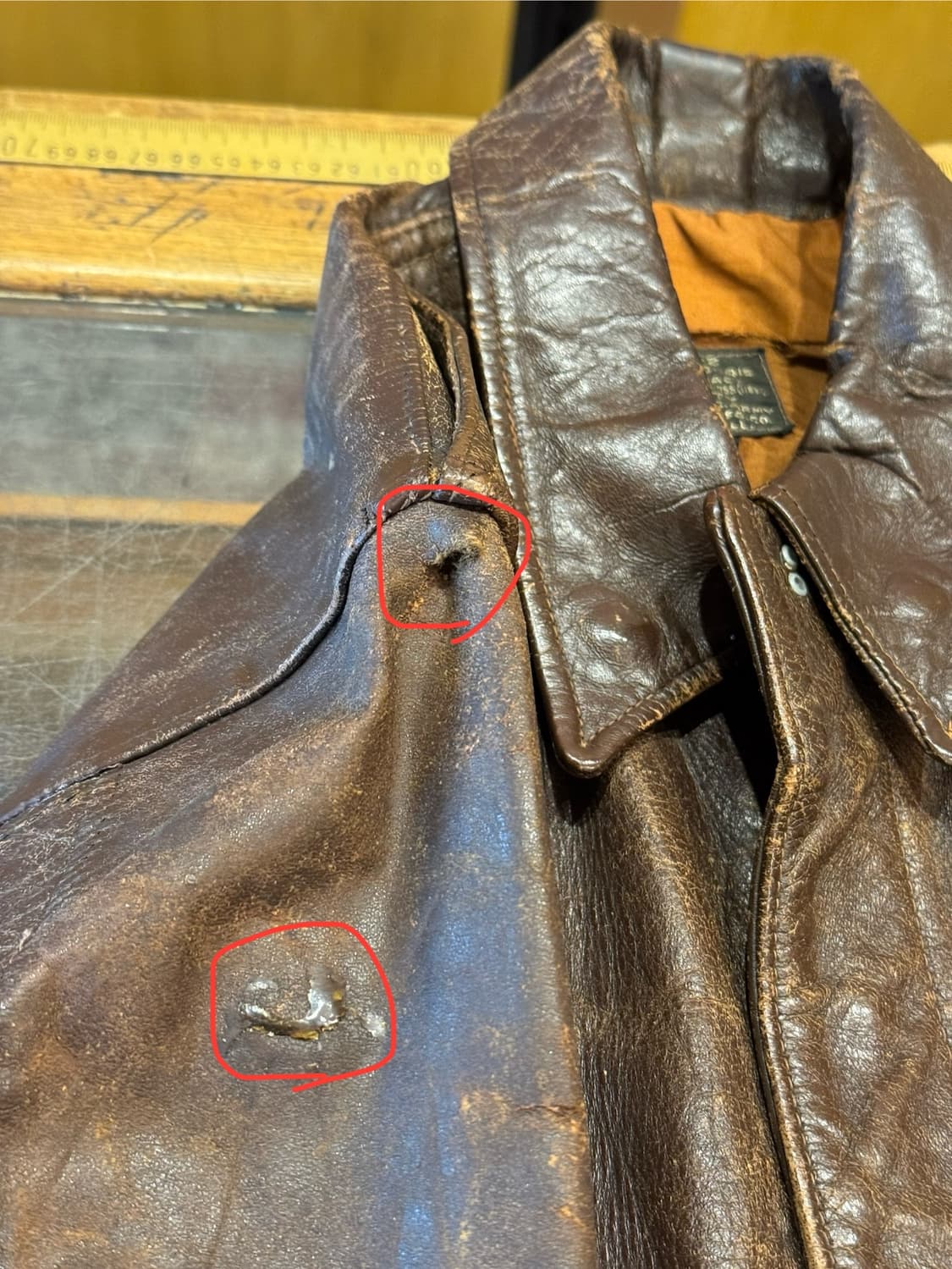 40s USAAF A-2 Flight Jacket (38) 상품이미지9