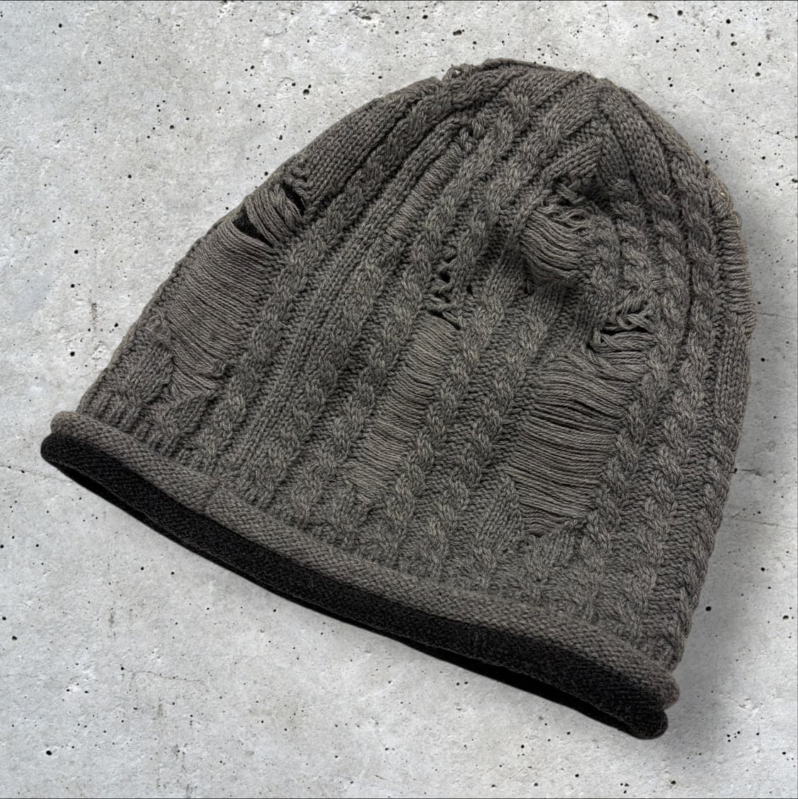 챔피온 데미지 그런지 니트 비니 그레이 상품이미지2