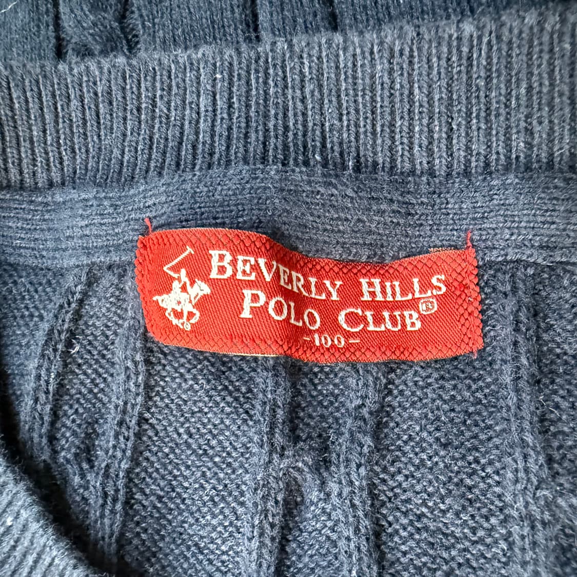 100 버버리힐즈 케이블 니트 스웨터 0401T 상품이미지3