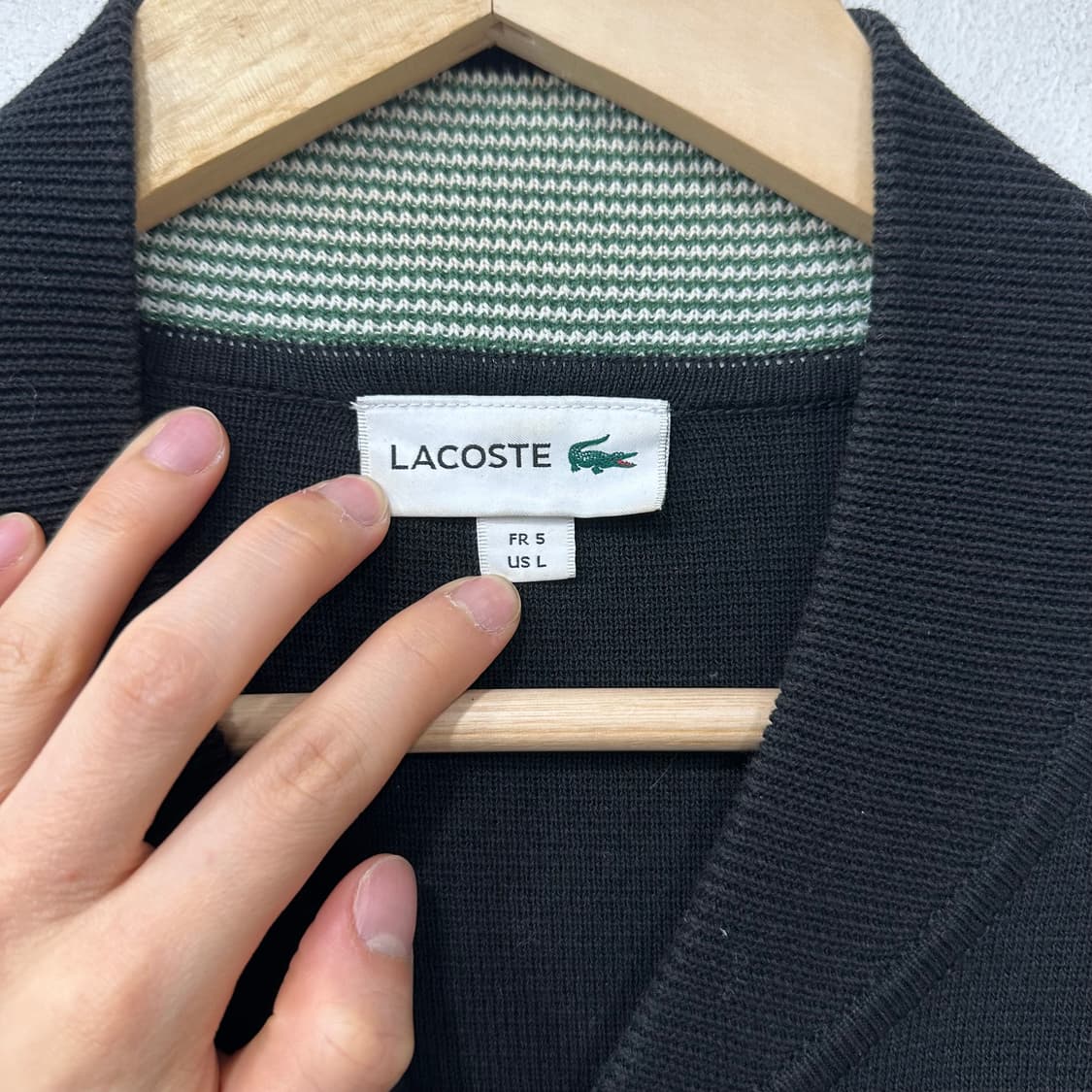 라코스테 니트 집업 상품이미지3