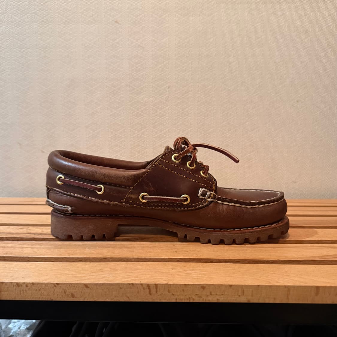 팀버랜드 3아이 보트슈즈 브라운 225 상품이미지3