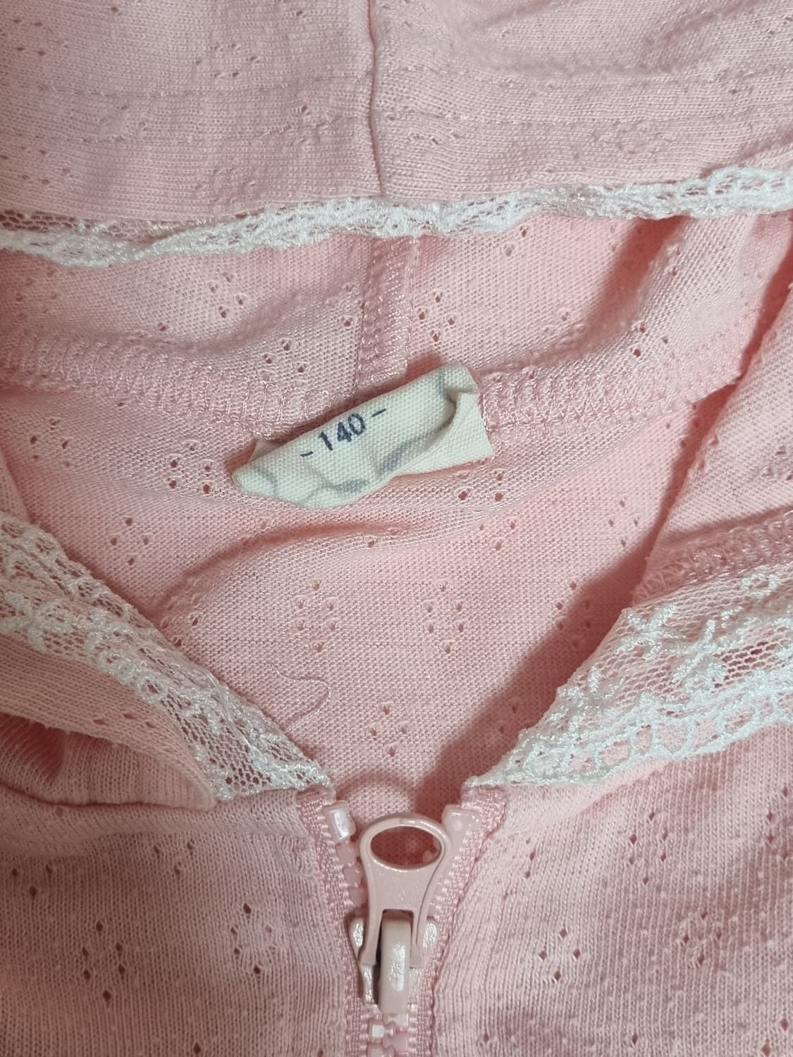 로걀탑 레이스 리본 하트 후드집업 히메갸루 엑시즈팜 리즈리사 상품이미지4