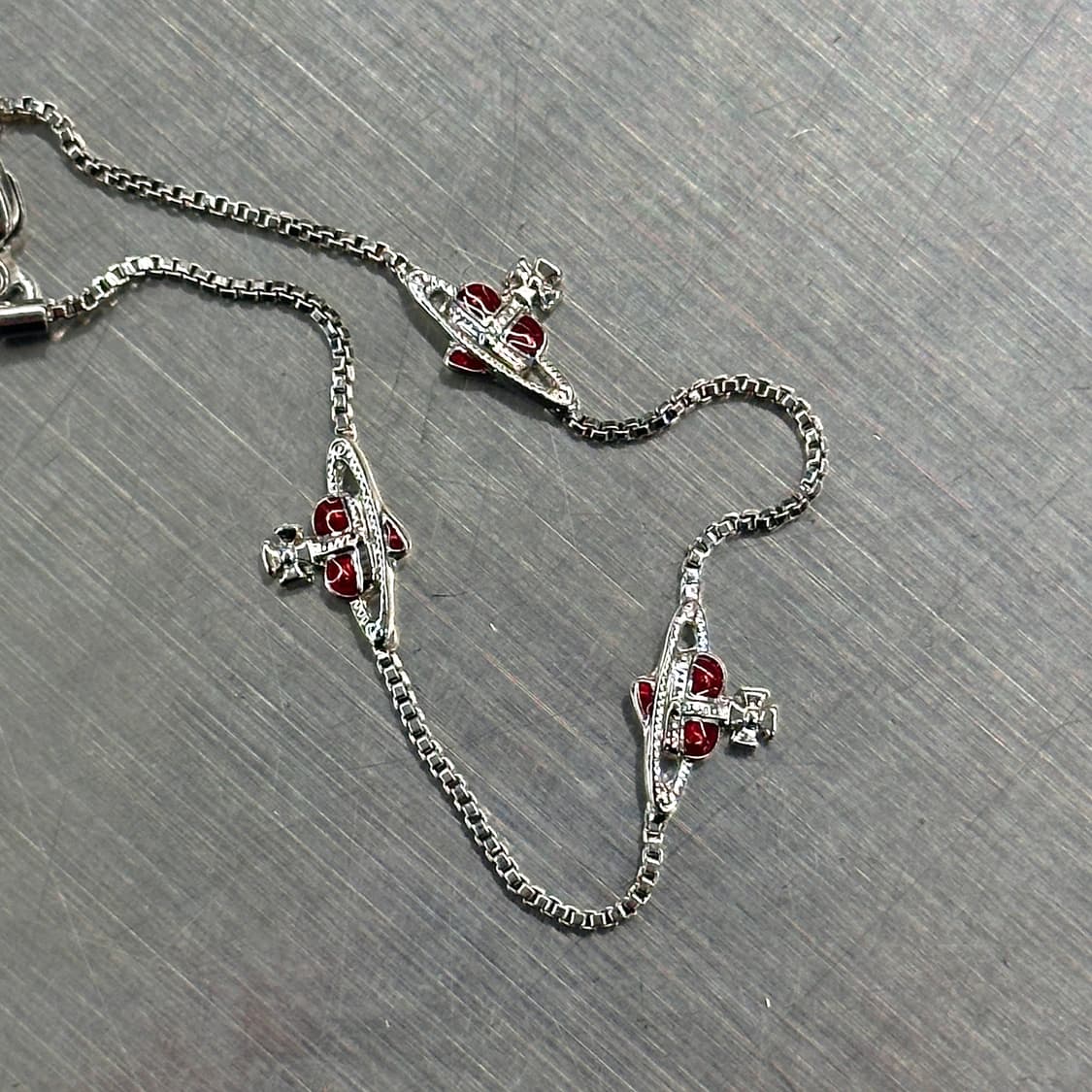 비비안웨스트우드 나노 디아망떼 하트 체인 팔찌 상품이미지3