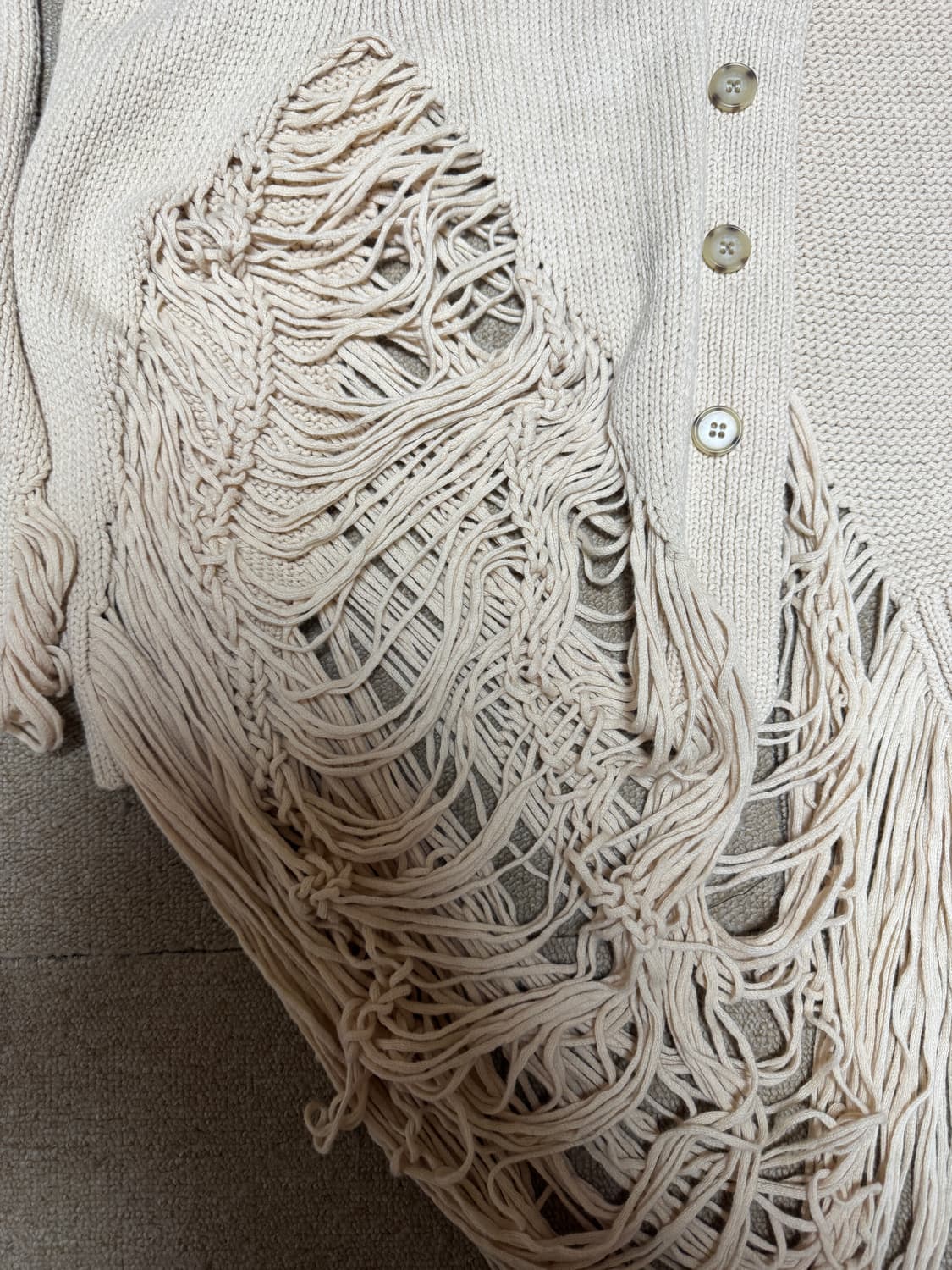 디스커버드 니트 가디건 팝니다 상품이미지5