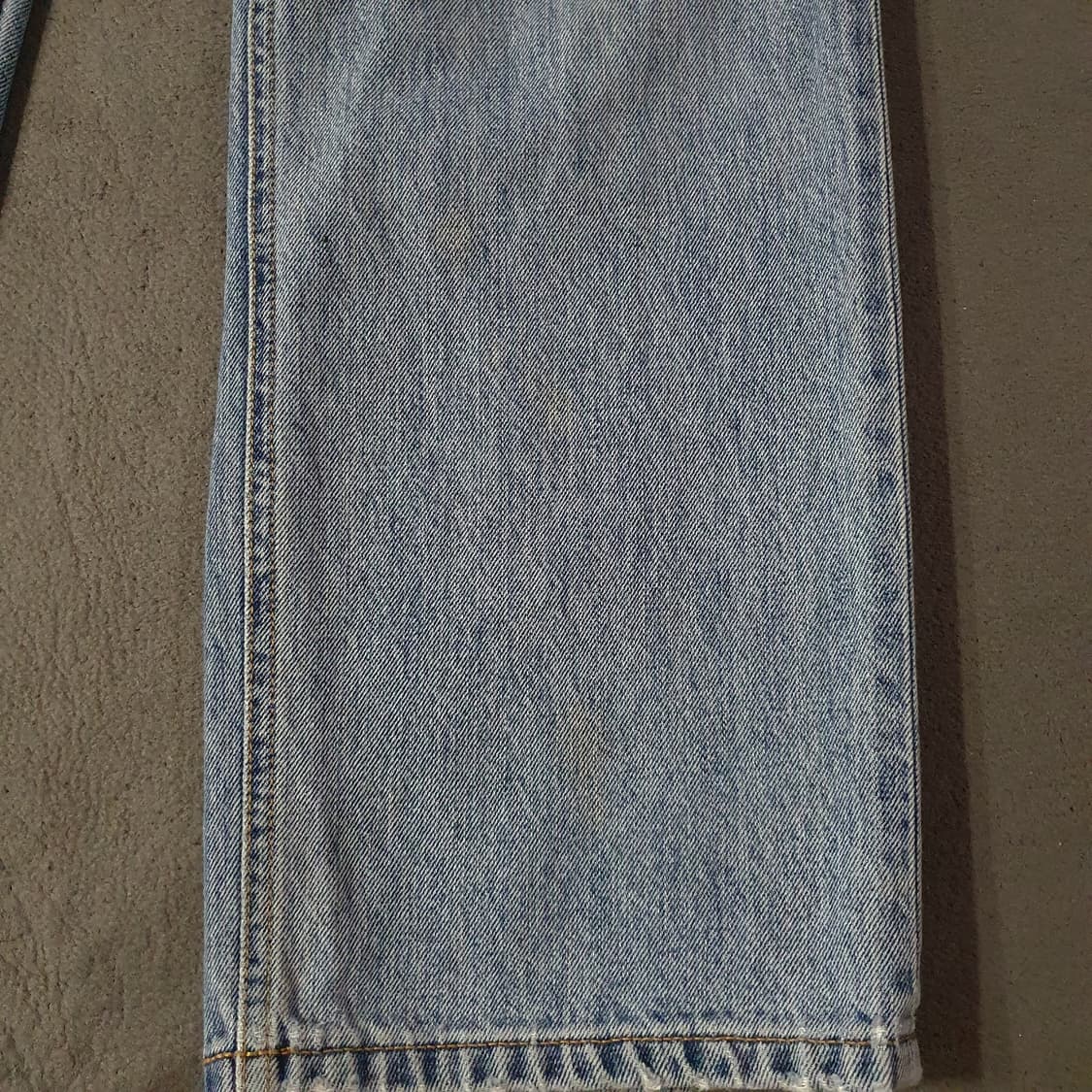 유스 스트레이트 데님 M 미디엄블루 상품이미지4