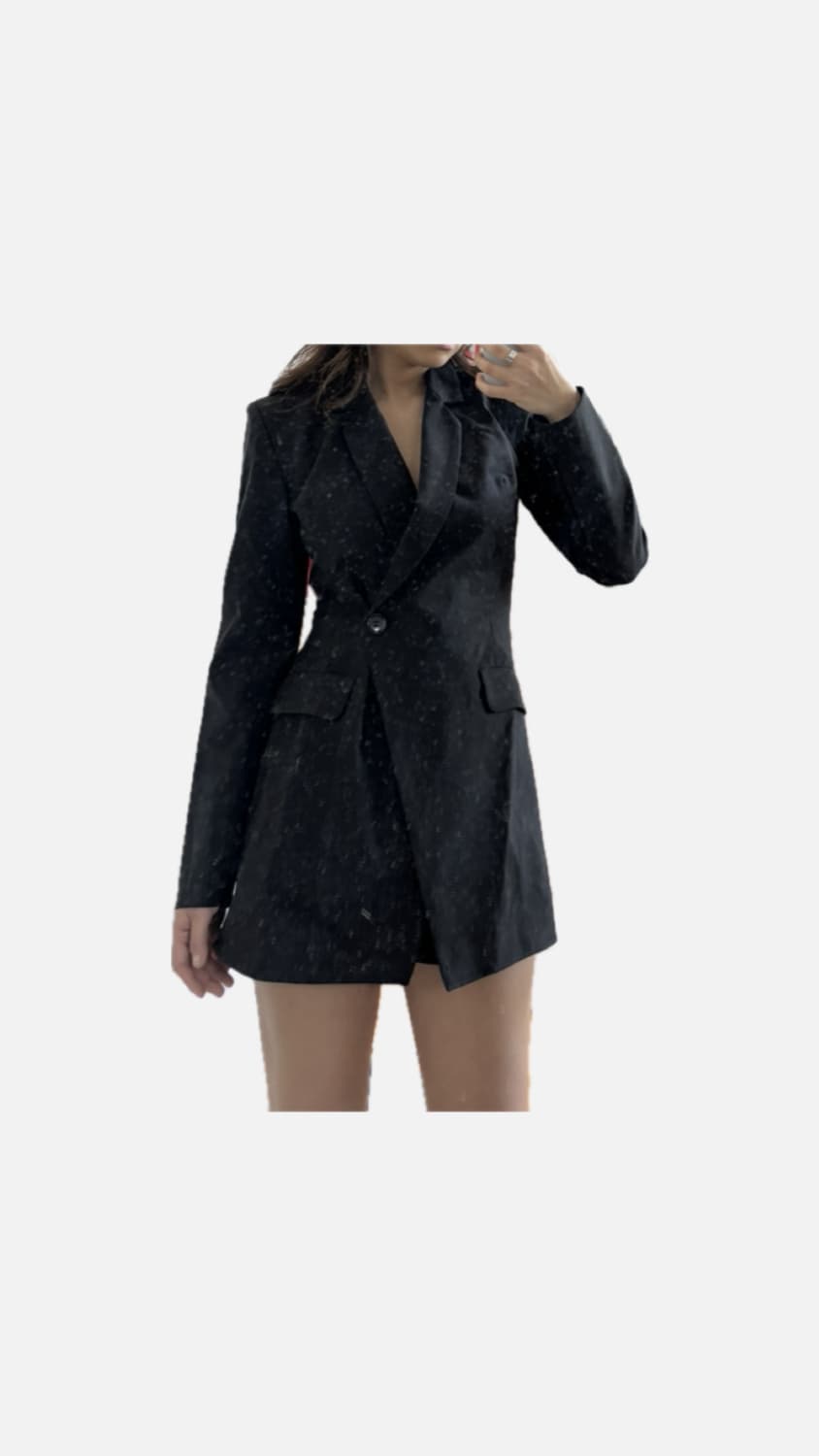 자라 ZARA 블랙 정장 블레이저 미니원피스 상품이미지1