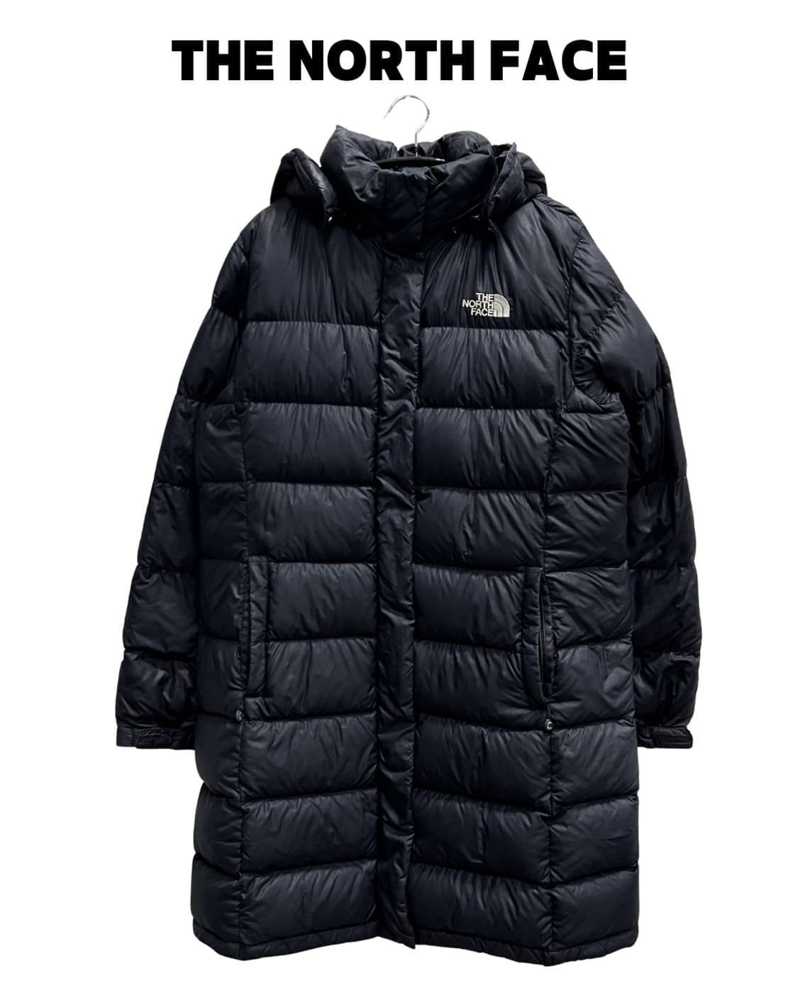 (95) 노스페이스 우먼스 올드스쿨 700필 구스다운 롱 패딩 자켓 블랙 상품이미지1