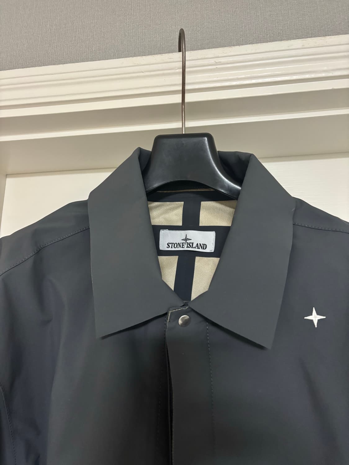 [L] 스톤아일랜드 스텔리나 3L 나일론 셔츠 자켓 상품이미지2