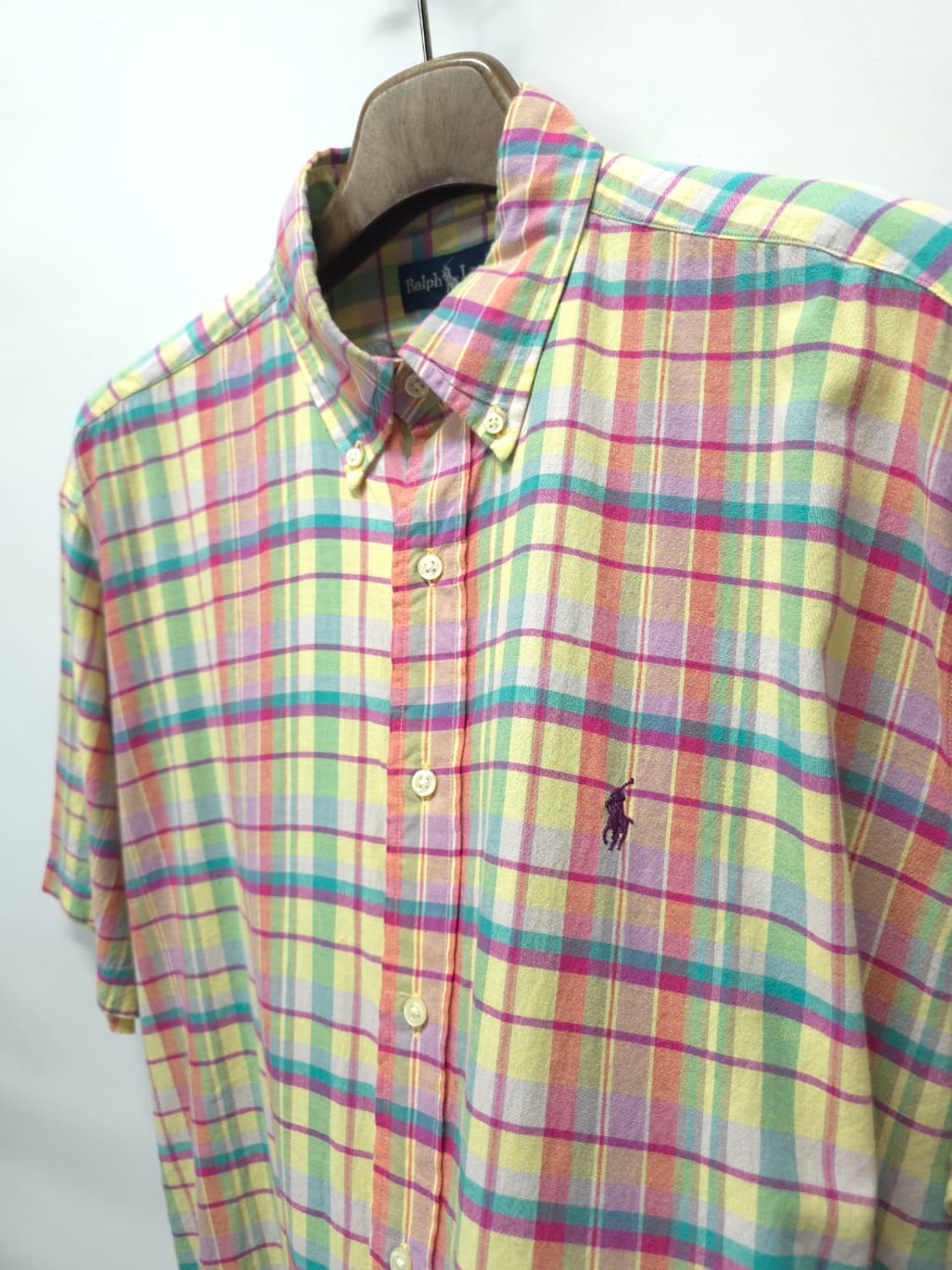 폴로랄프로렌 90's 블레이크핏 체크셔츠 ( 105~110 ) 상품이미지10