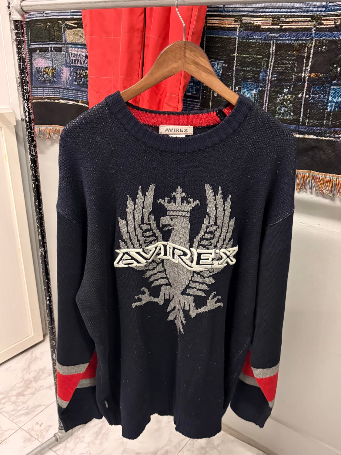 (정품/L) 아비렉스 스웨터 a1 상품이미지2