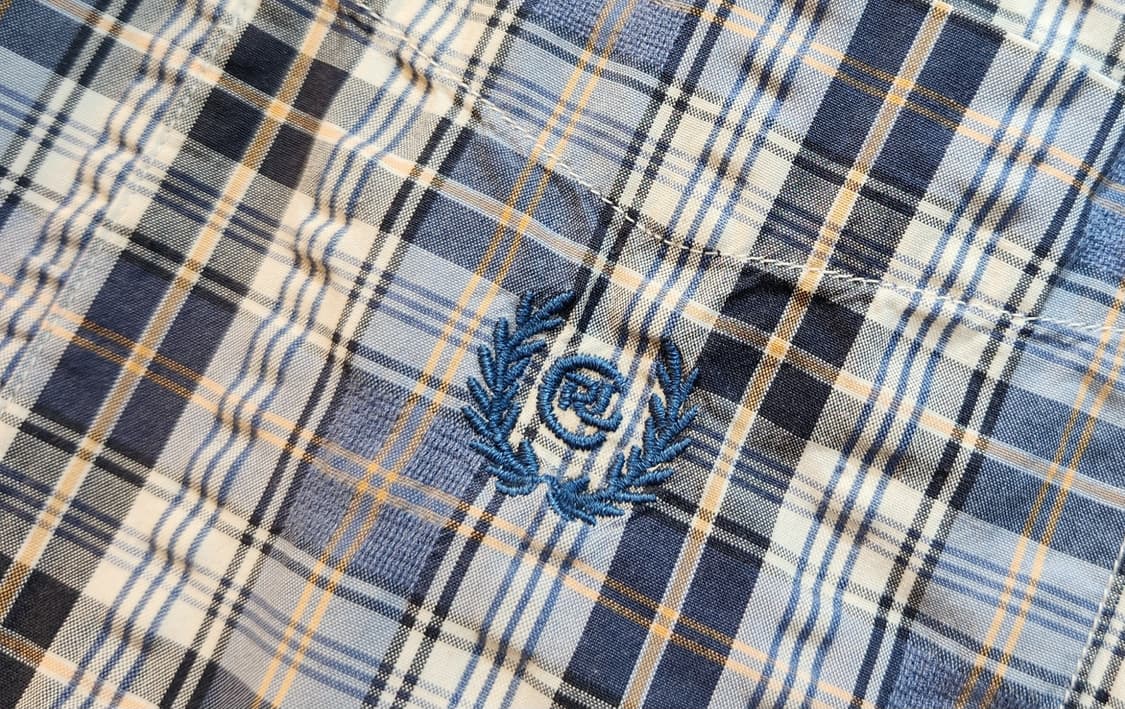 CHAPS 챕스 랄프로렌 체크 카라 반팔 남방 상품이미지5