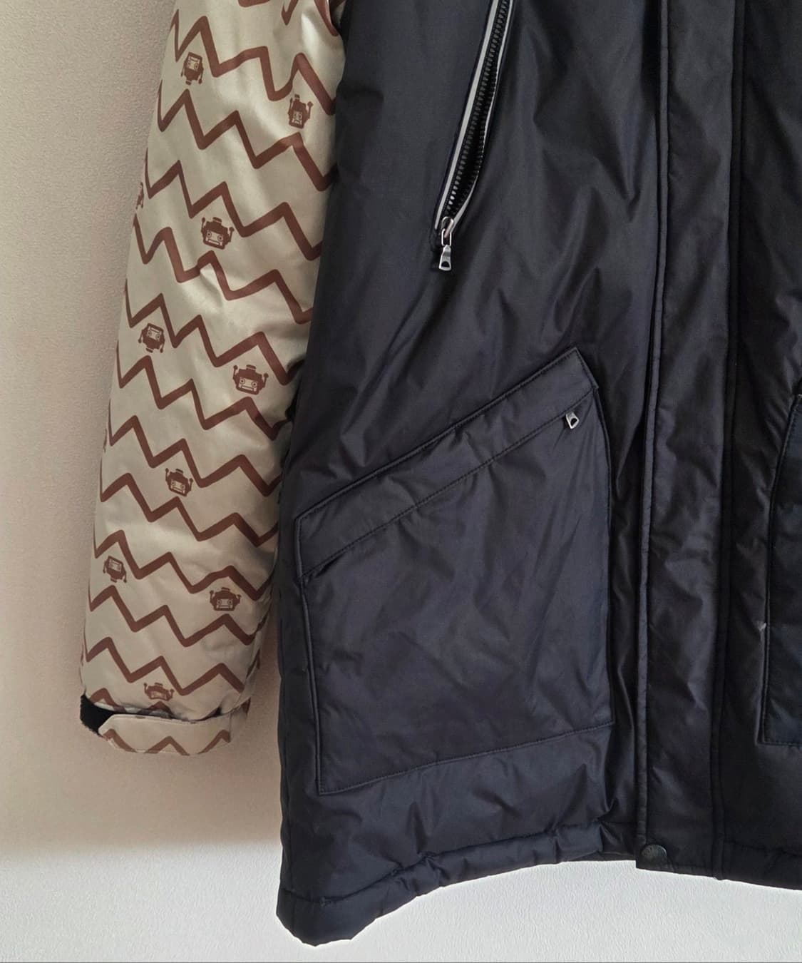 R.ROBOT 덕다운 후드 패딩 키165 상품이미지4