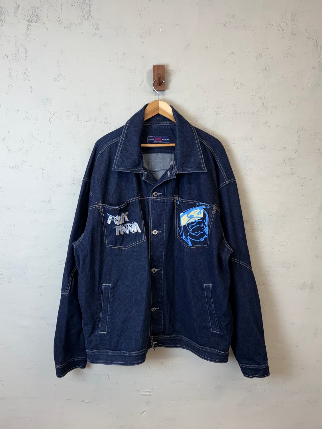 팻팜 90s 올드스쿨 올드스쿨 프린팅 빅 트러커 자켓 상품이미지2