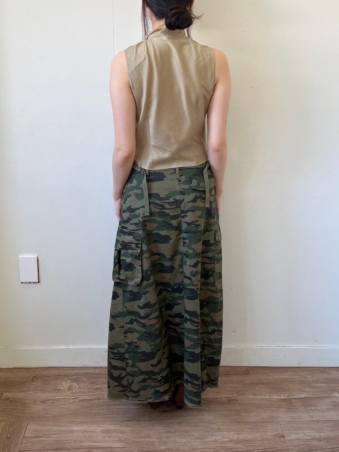 Right-on 밀리터리 스커트 상품이미지10