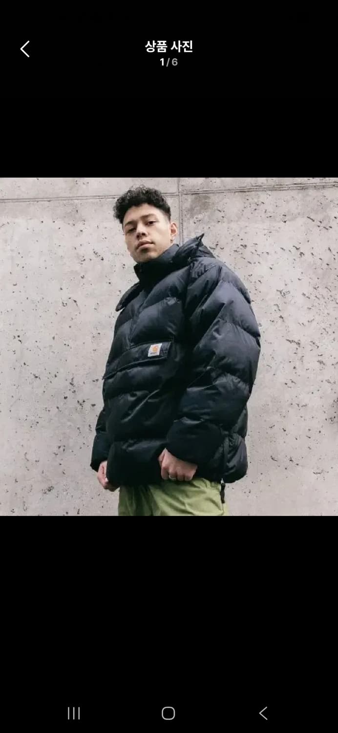 칼하트WIP JONES PULLOVER 아노락 패딩 상품이미지1