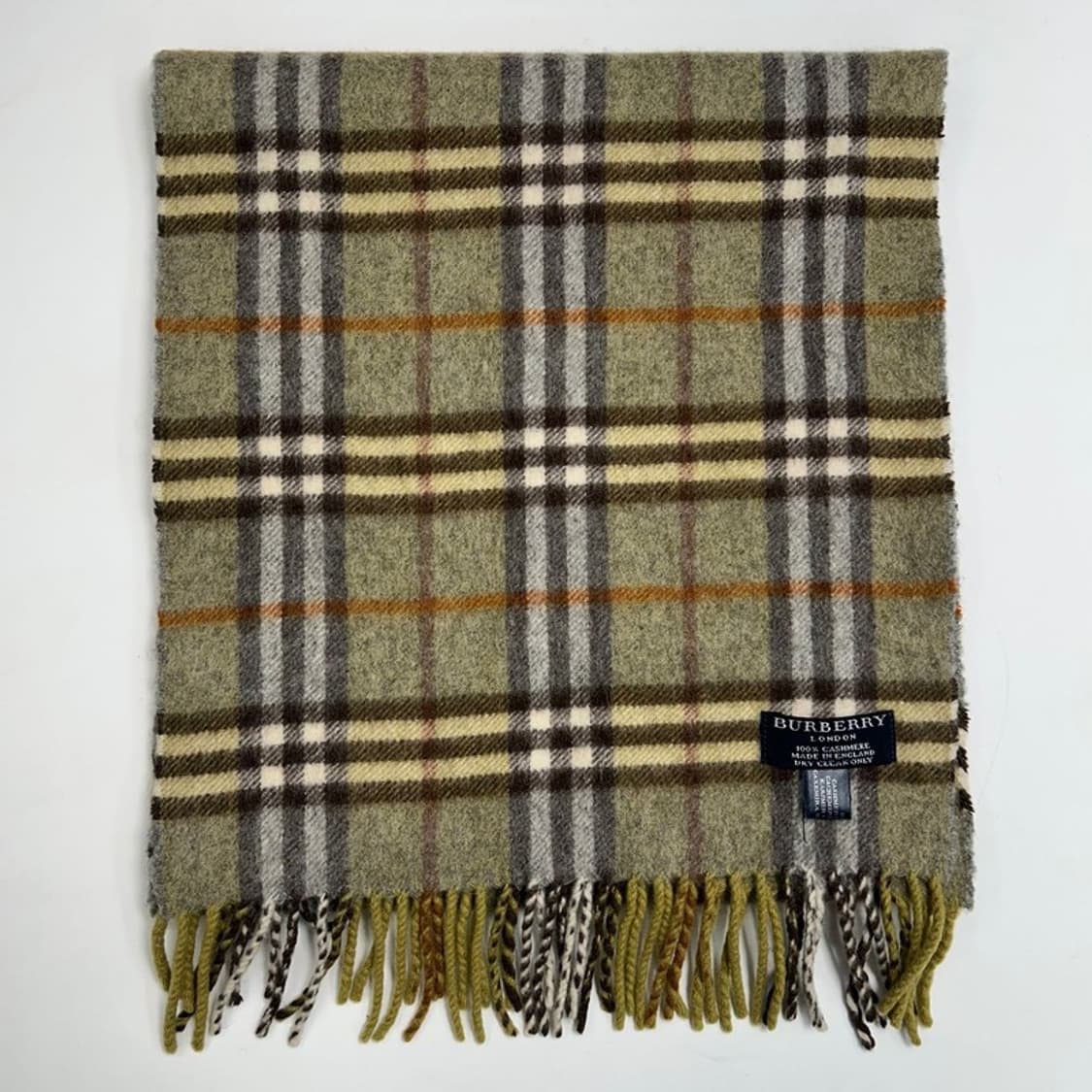 버버리 캐시미어 100% 체크 머플러 상품이미지2
