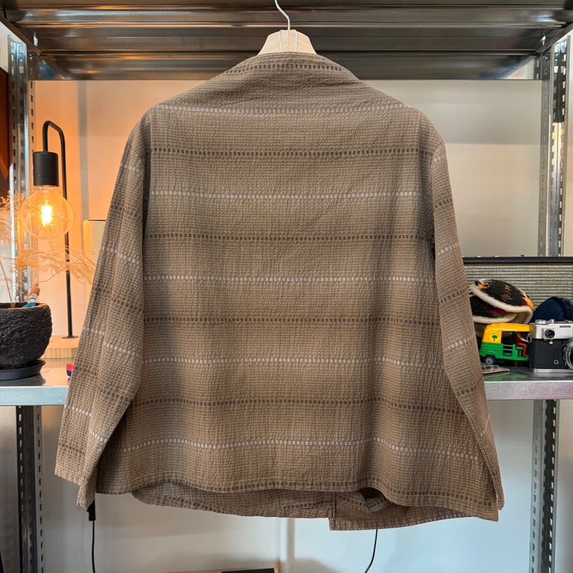 JI WOO  시어서커 블라우스 케이프 상품이미지4