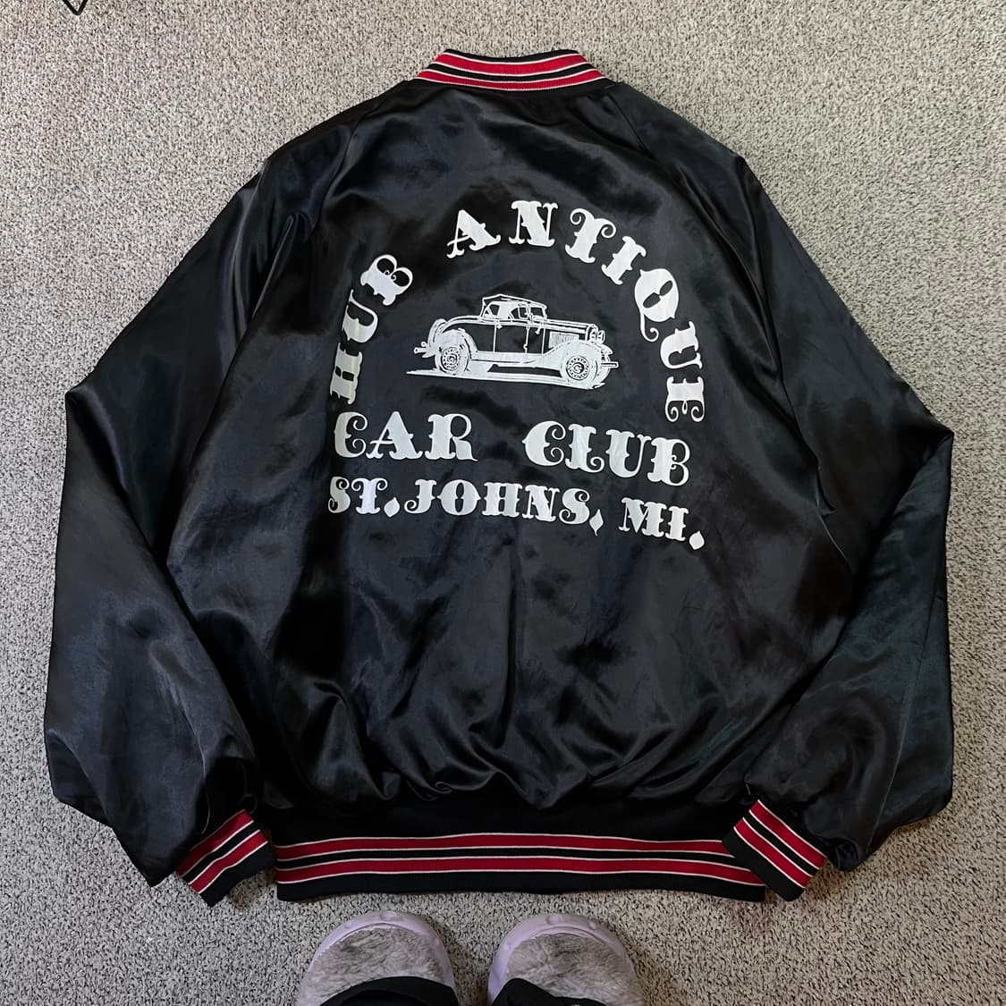 USA Vintage 던브로크 새틴 스타디움 자켓 상품이미지3