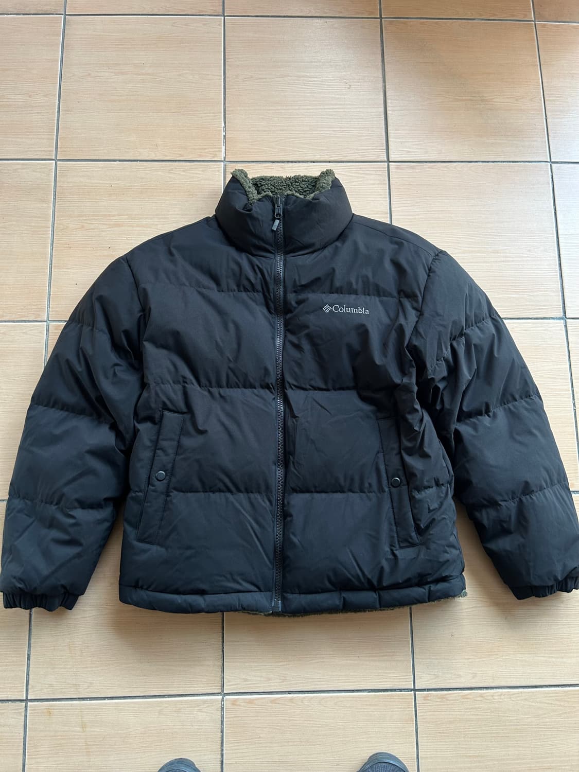컬럼비아 리버시블 구스다운패딩 상품이미지1