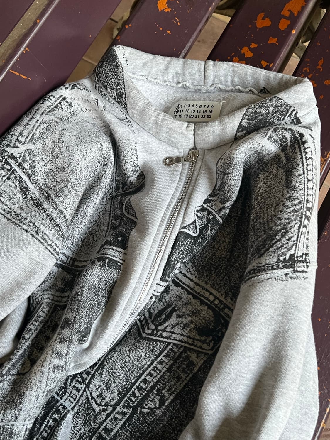 마르지엘라 아티저널 스웻 집업 상품이미지2