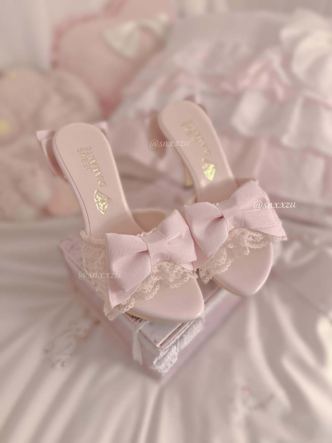 지저스디아망떼 핀터깔 핑크 구두힐 리즈리사 라떼갸루 히메카지 대장 빈티지 상품이미지1