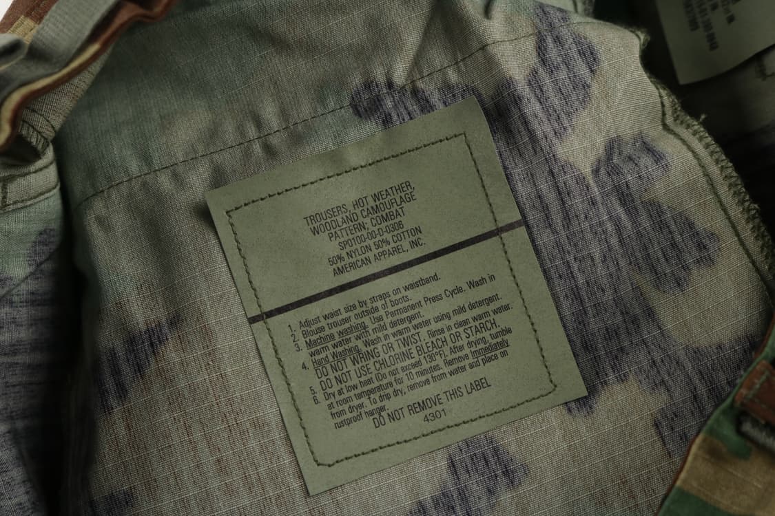 [M/R] 미군 오리지널 우드랜드 BDU 카고팬츠 (새상품) 상품이미지5