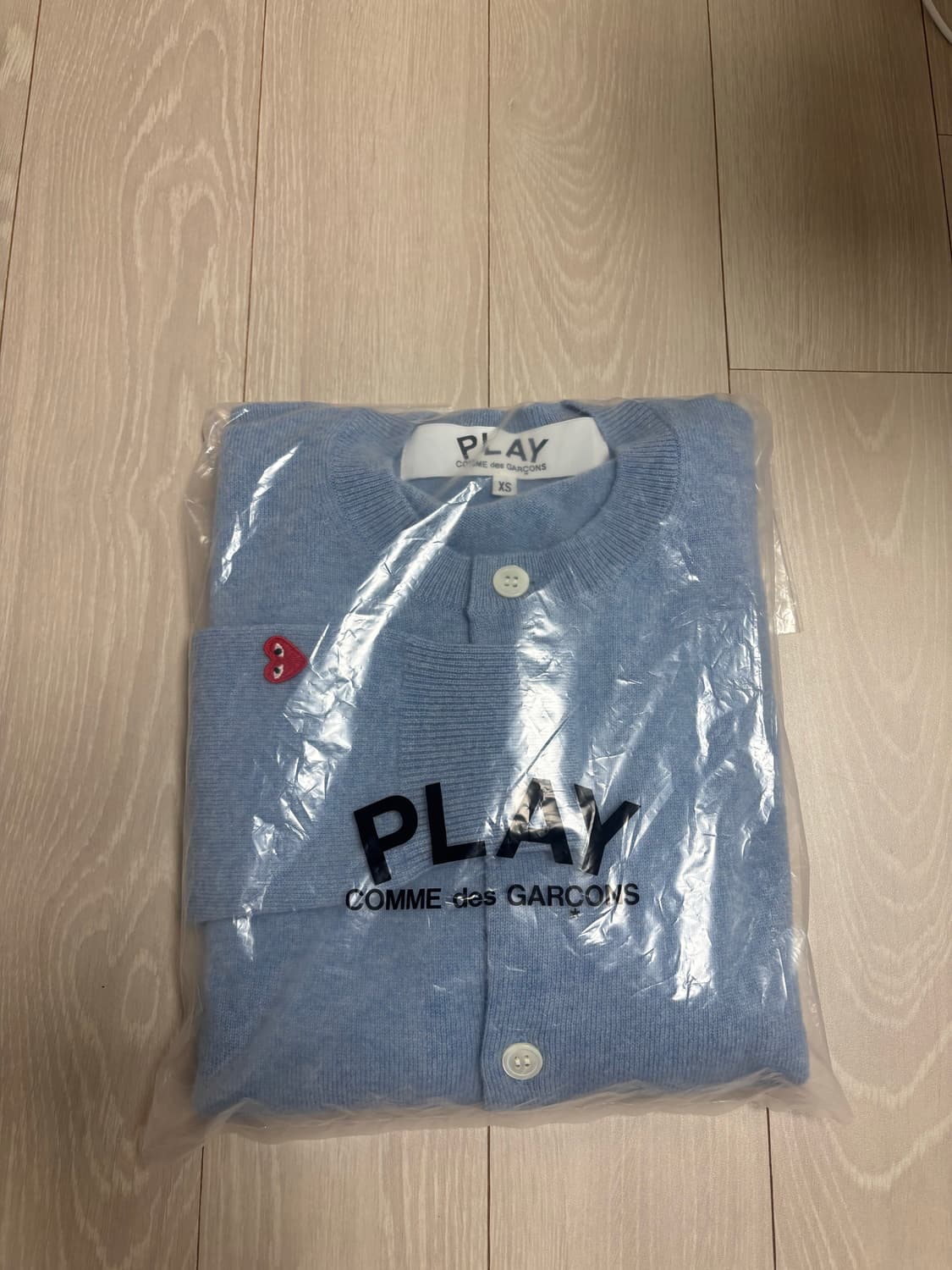 꼼데가르송 스몰 하트 가디건 상품이미지3