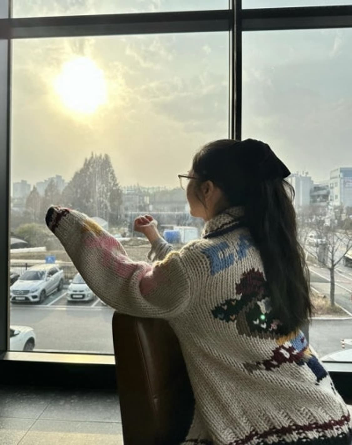 에즈이프캘리 카우걸 테디 니트집업 코위찬 원가30 상품이미지1