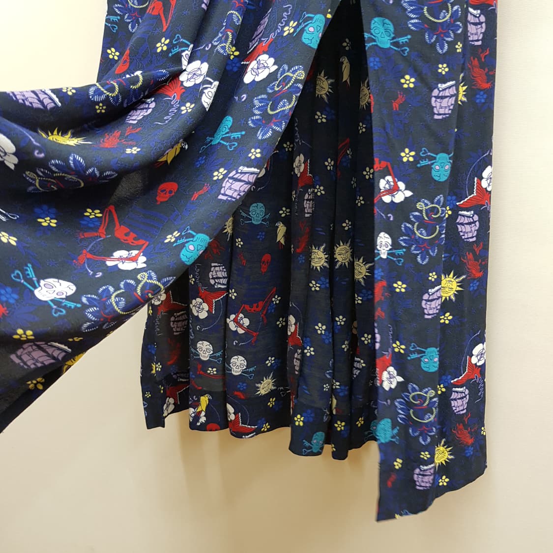 쟈딕앤볼테르 멀티 프린트 브이넥 롱 원피스 0사이즈 상품이미지5