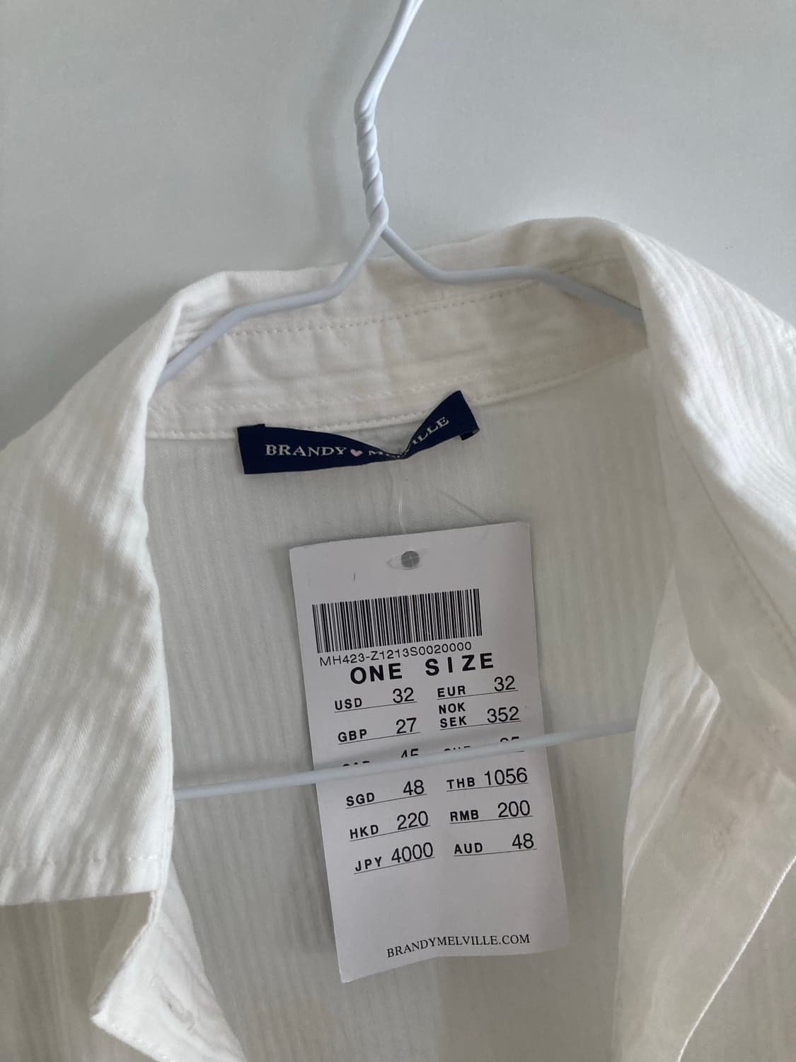 Brandy melville 스트라이프 셔츠 상품이미지6