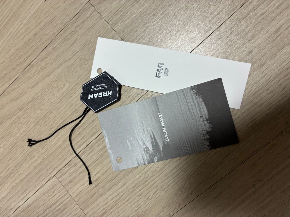 파프롬왓 파 워시드 로고 티셔츠 블랙 1사이즈 상품이미지6