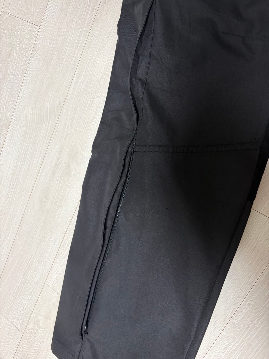 플라스틱프로덕트 MPa 멀티 패널 단추 카고 팬츠 블랙 m 상품이미지4